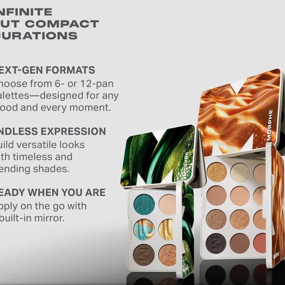 MORPHE ChromaPlus 6 pan shadow Palette - PYTHON CODE - Picture 3 of 9